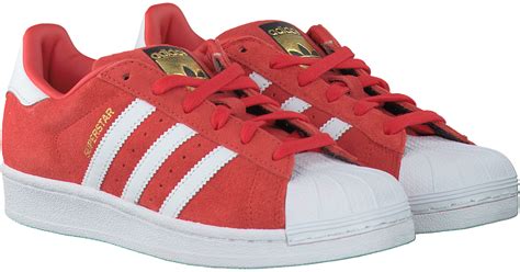 adidas met rood hartje|Rode adidas Schoenen online kopen .